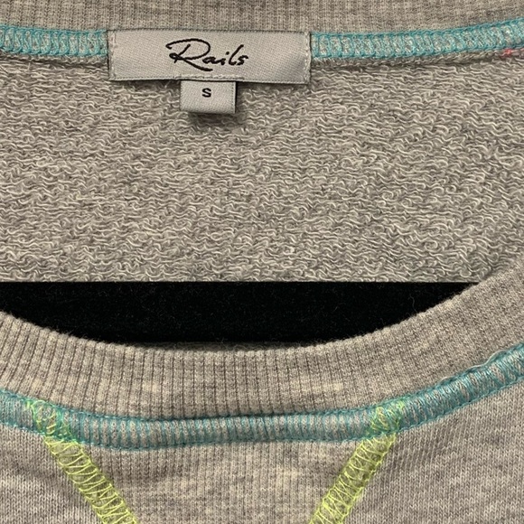 Rails Alice & Jane Rainbow Stitch Sweatshirt - Picture 3 of 3